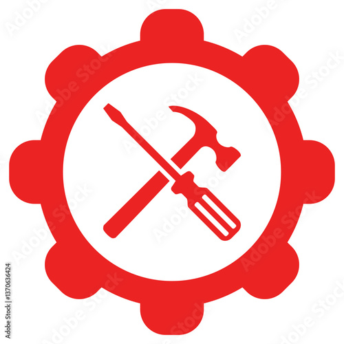 Werkzeuge und Zahnrad