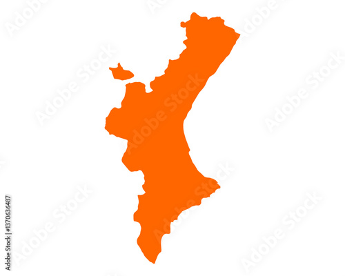Karte von Valencia