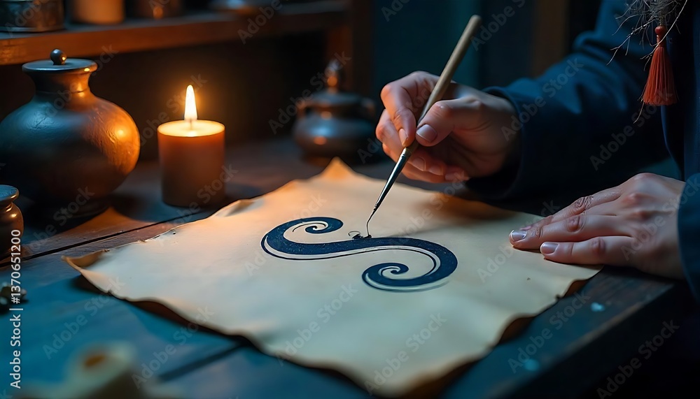 Obraz premium artist at work