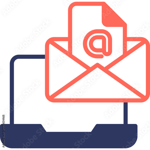 Email Marketing mixed color icon