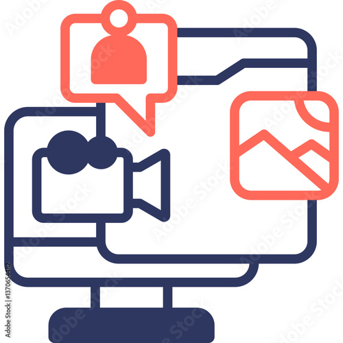 Native Ads mixed color icon