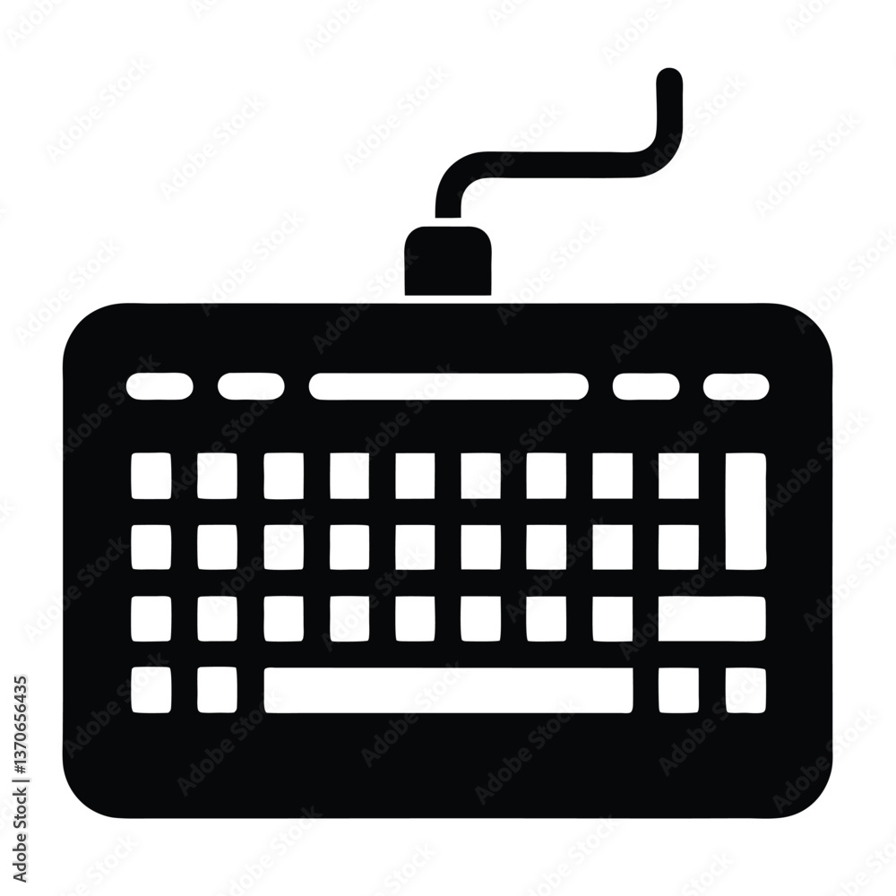 Editable Apple Keyboard Icon for UI and Tech Design Projects Vector illustration Editable Apple Keyboard Icon for UI and Tech Design Projects Vector illustration