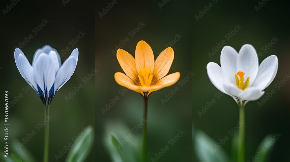Colorful blooms showcasing different varieties of flowers in a garden setting during springtime Colorful blooms showcasing different varieties of flowers in a garden setting during springtime
