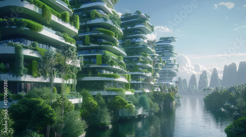 Sustainable energy concept.renewable electricity and fuel. Clean energy management for future environment