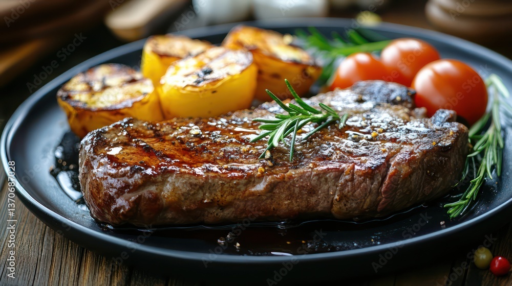 Steak RoastedPotatoesAndTomatoesMeal Steak RoastedPotatoesAndTomatoesMeal
