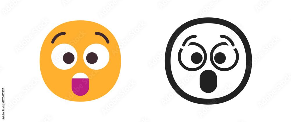 Astonished Face with Open Mouth Astonished Face with Open Mouth