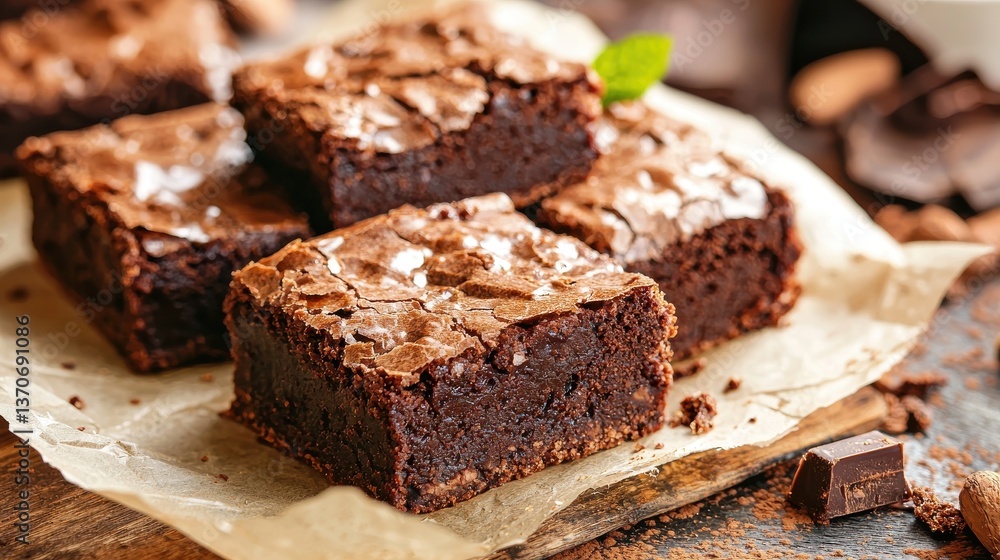 Chocolate brownie. Chocolate brownie.