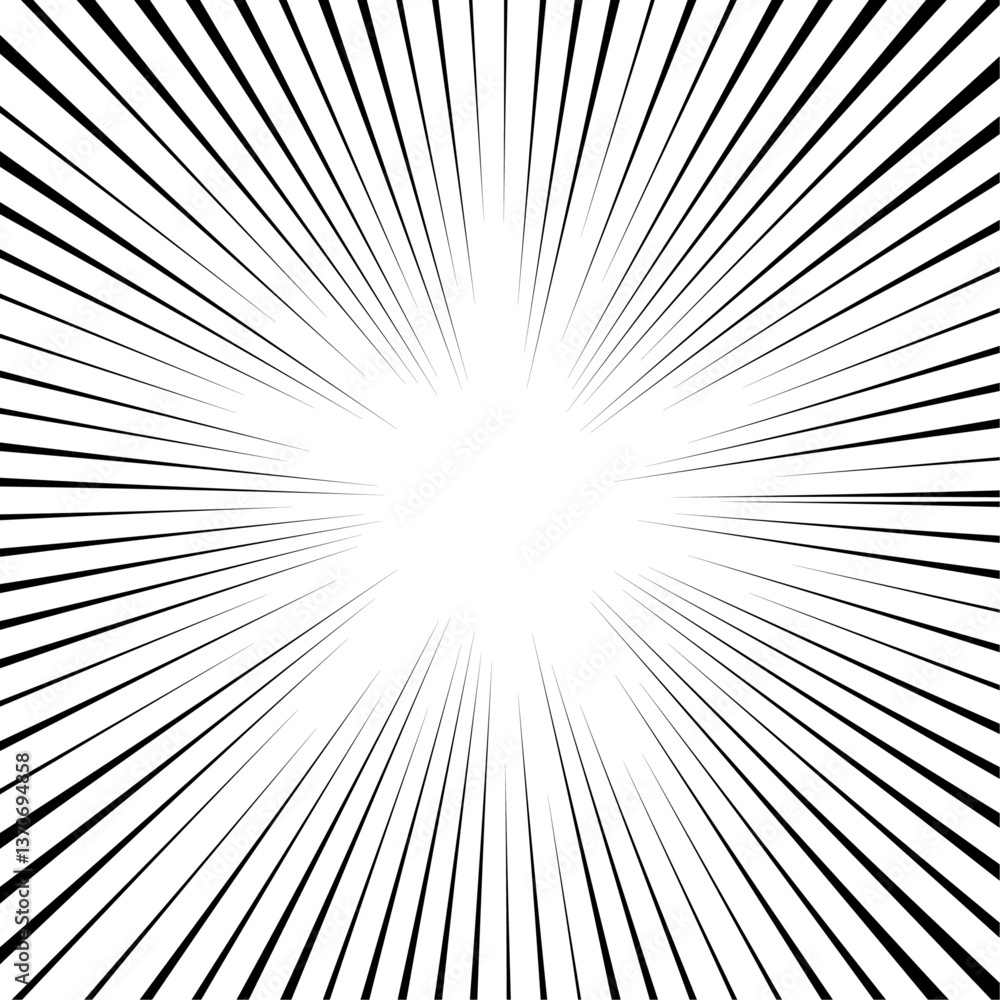 Abstract comic book flash explosion radial lines Abstract comic book flash explosion radial lines