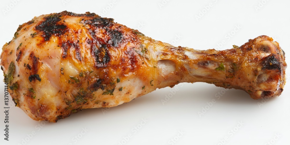 Delicious Grilled Chicken Drumstick Display with Golden Brown Seasoning of Herbs and Spices Delicious Grilled Chicken Drumstick Display with Golden Brown Seasoning of Herbs and Spices