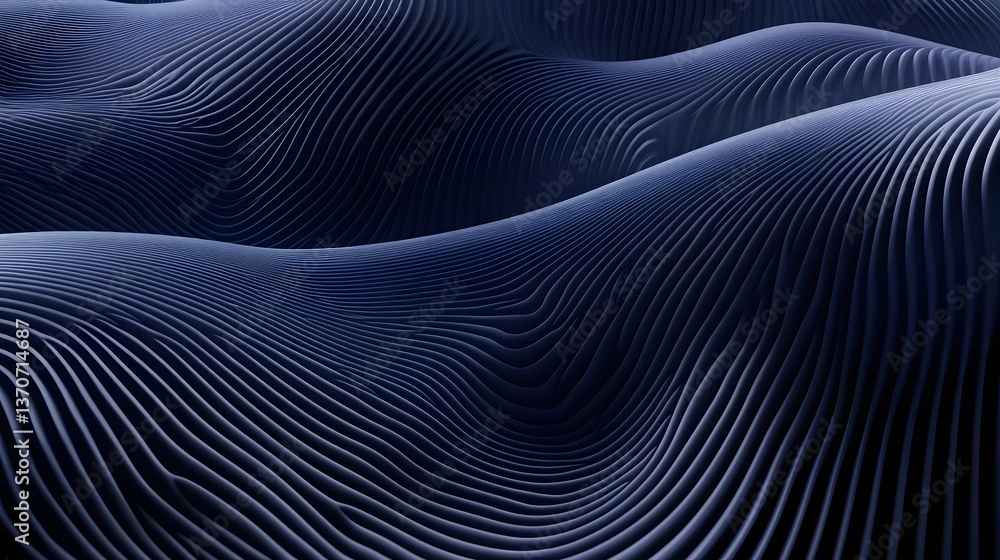 Abstract Dark Blue Wave Pattern Background Texture Abstract Dark Blue Wave Pattern Background Texture