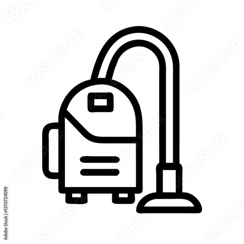 vaccum cleaner pictogram on transparent background 
