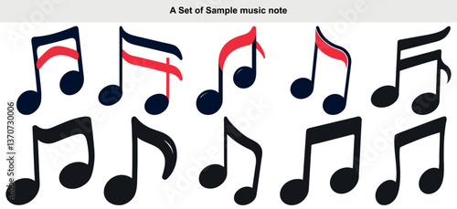 Music Note Icon Set