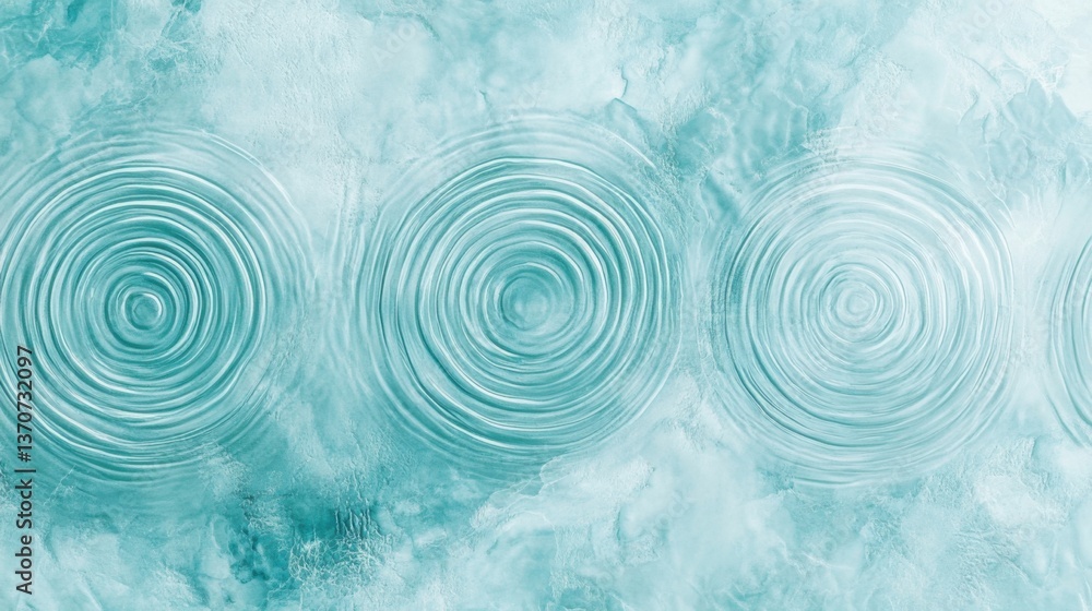 Ripples spreading across a tranquil water surface under gentle light in a serene setting Ripples spreading across a tranquil water surface under gentle light in a serene setting