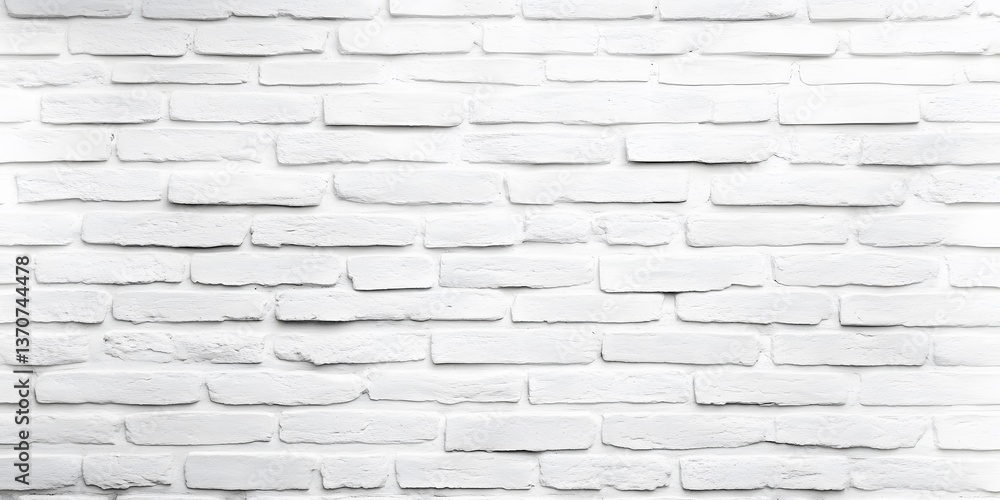 Obraz premium White Brick Wall Texture Background Image