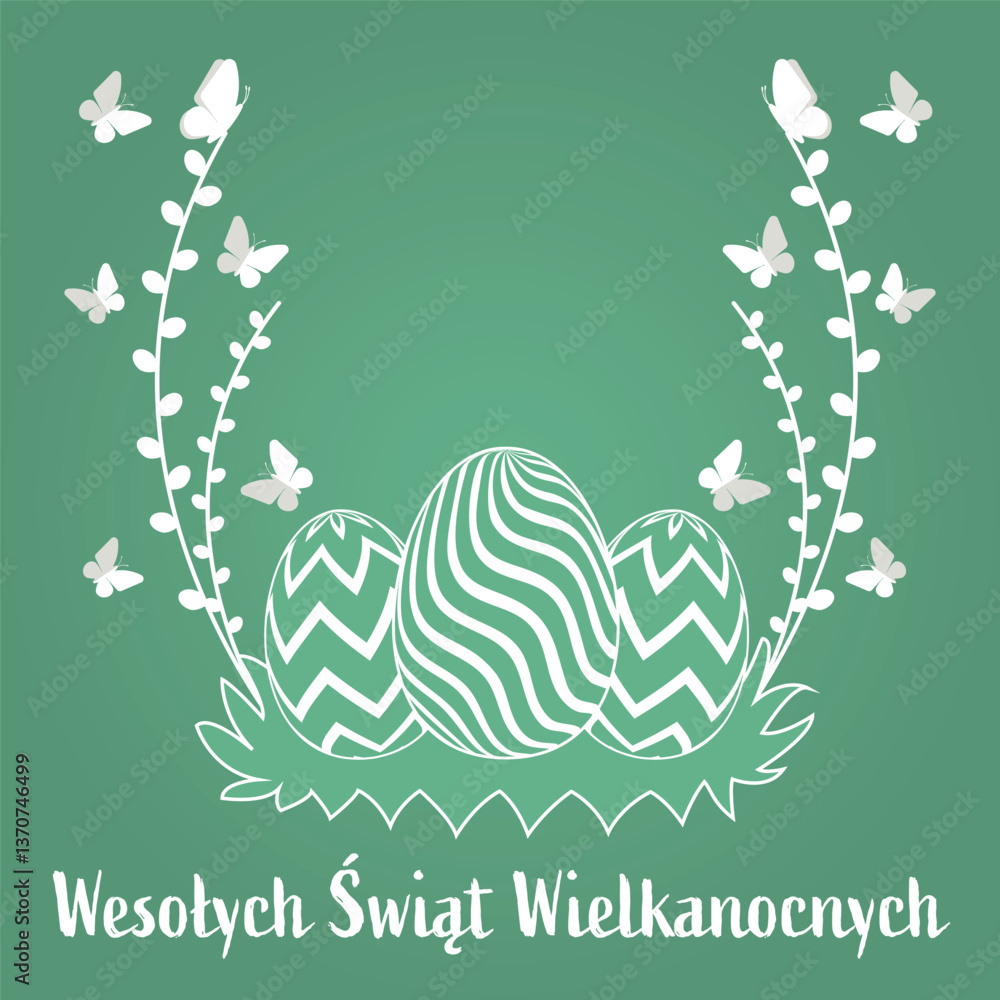 Kartka świąteczna z okazji Wielkanocy