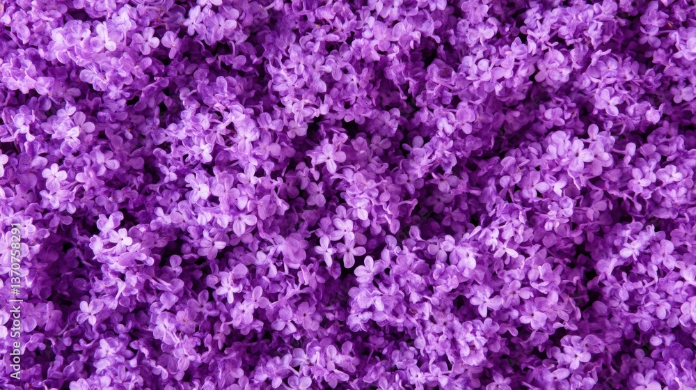 Dense field of small, vibrant purple flowers creating a lush, floral texture. Dense field of small, vibrant purple flowers creating a lush, floral texture.