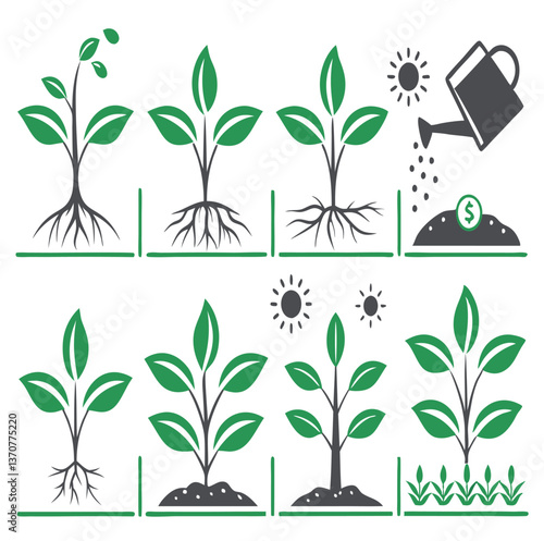 plant icon sheet 