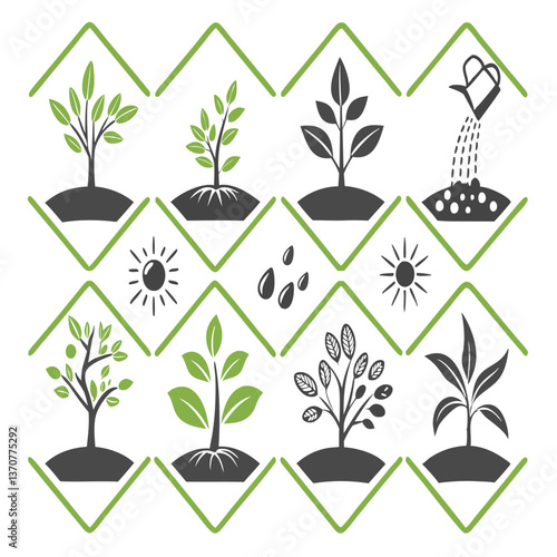 plant icon sheet 
