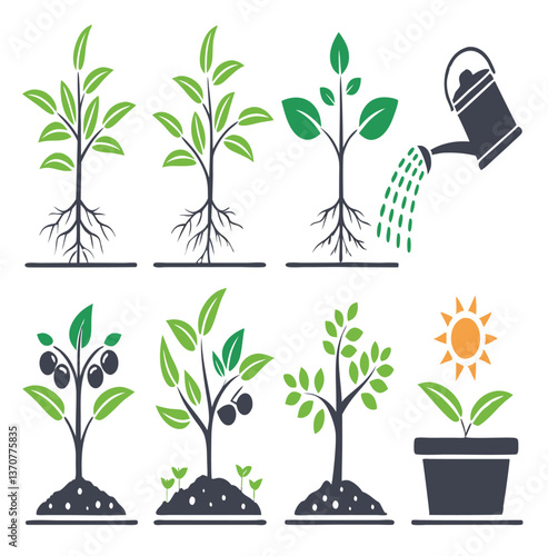 plant icon sheet 