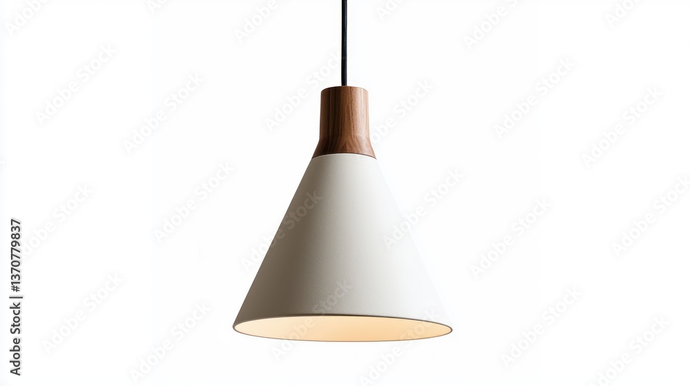 Obraz premium Pendant Light Isolated on a Blank White Background
