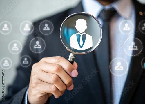 Business Recruitment and Talent Search Concept