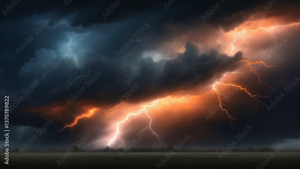 lightning in the storm