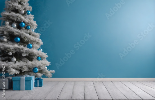 Christmas and New Year holidays background