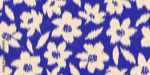 Exotic hand drawn flowers, seamless patterns embroidery ethnic style with floral for fabric, textiles, packaging, wallpaper, wall art, home decor, abstract backgrounds. Vector illustration.