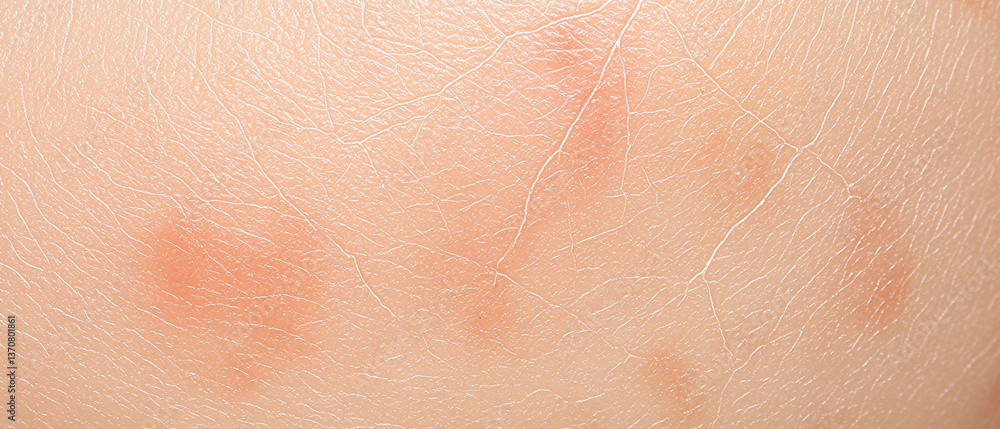 Dry skin with blotchy and uneven pigmentation shows signs of irritation and possible dermatological conditions Dry skin with blotchy and uneven pigmentation shows signs of irritation and possible dermatological conditions