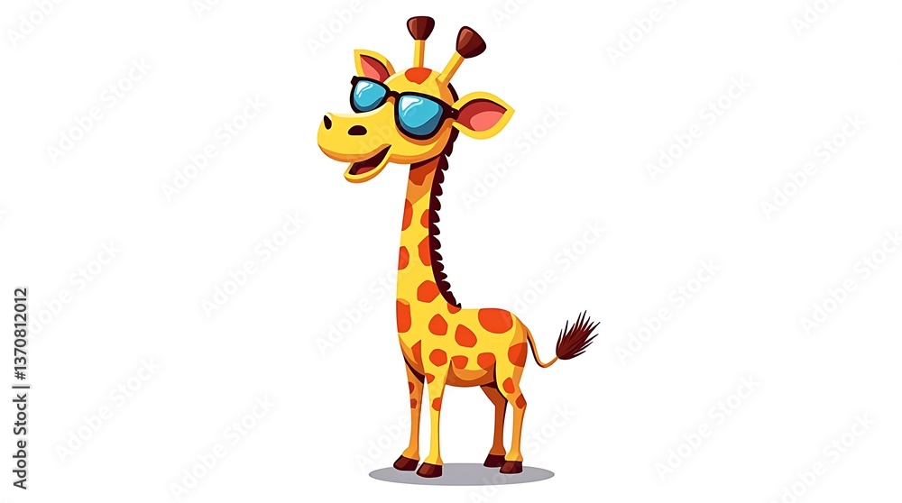 Fototapeta premium giraffe vector illustration