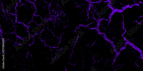 Abstract Purple crack wall design on black background. Soft purple or pink marble texture with decorative stains. Purple marble pattern used as wall, floor, interior and exterior. Breccia marble tiles