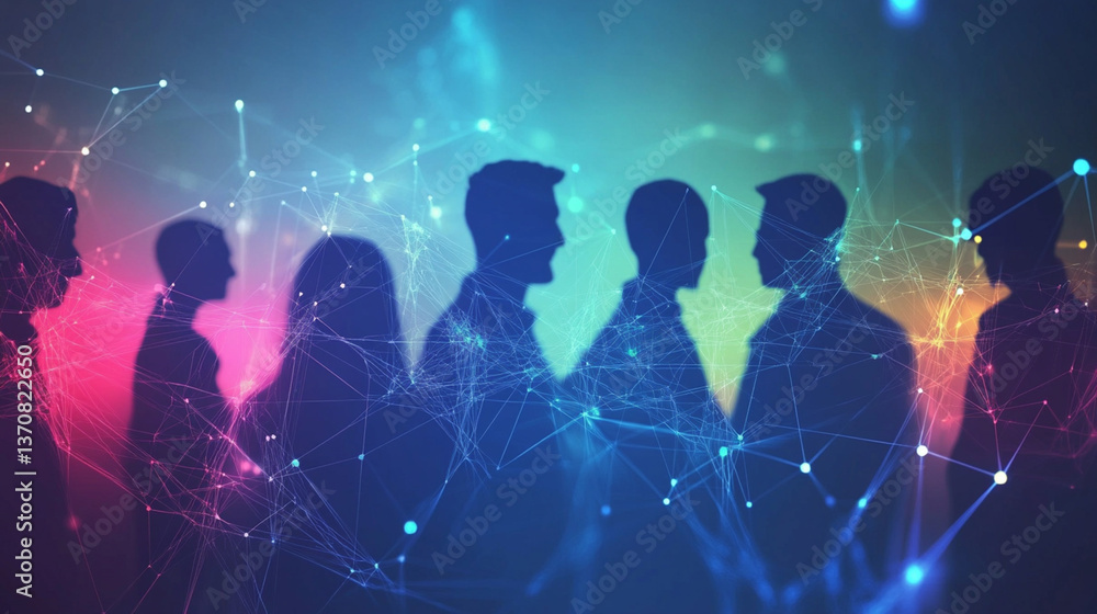 Obraz premium Virtual meetings help remote teams stay connected and collaborate effectively.