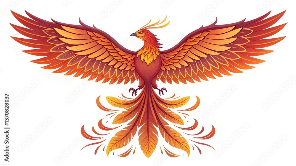 Fototapeta premium wings of the fire