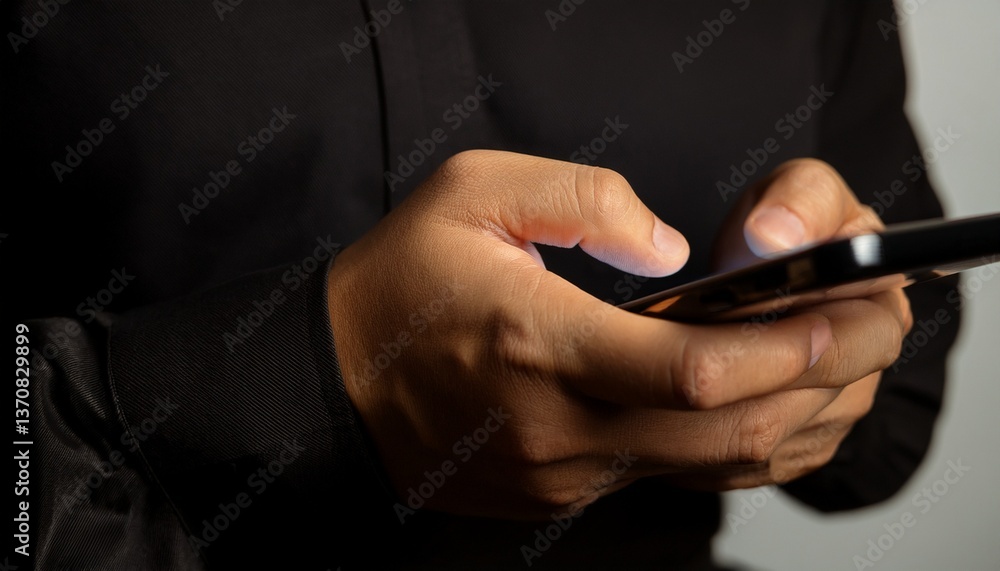People using mobile devices People using mobile devices