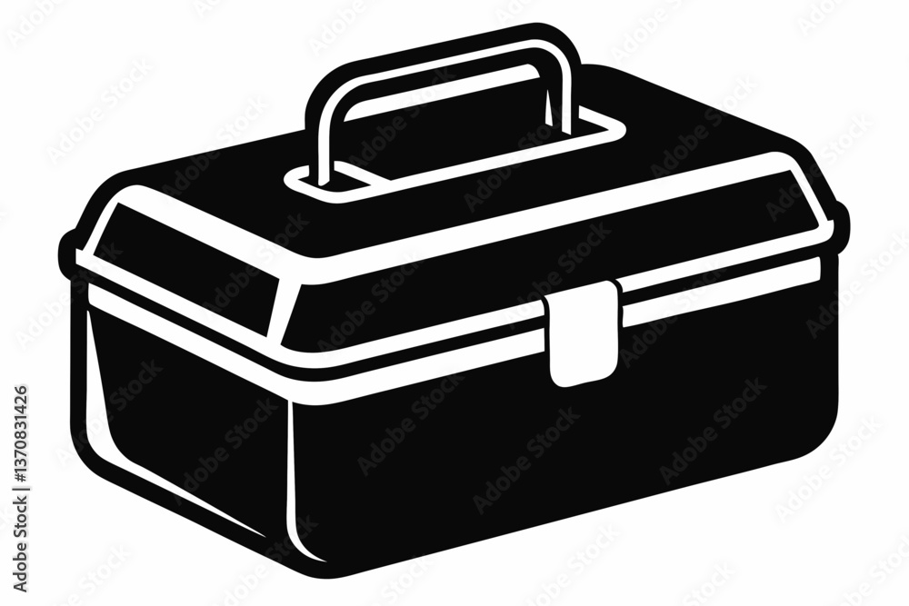lunchbox silhouette line art vector illustration lunchbox silhouette line art vector illustration