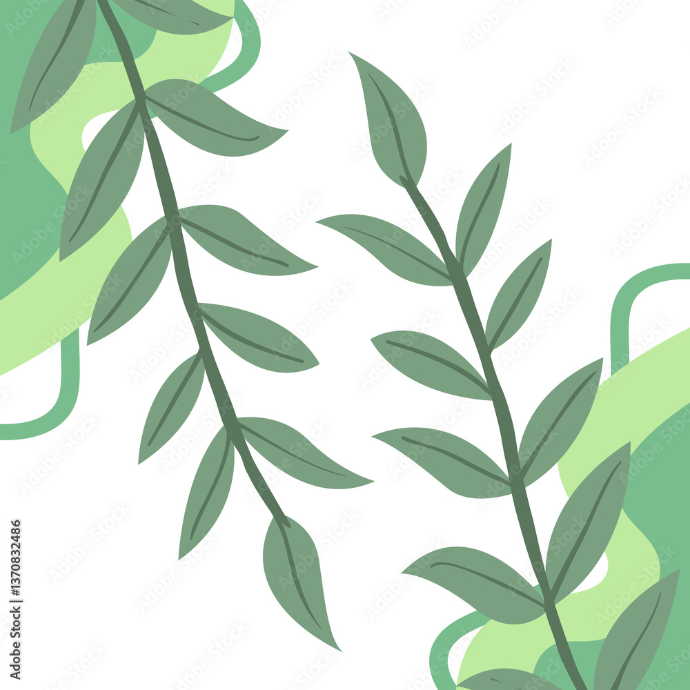 Fototapeta premium floral ornament with transparent background