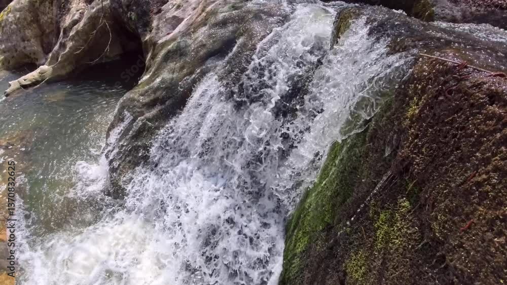 Kazaneto Kazanka waterfall Stara Zagora Bulgaria Kazaneto Kazanka waterfall Stara Zagora Bulgaria