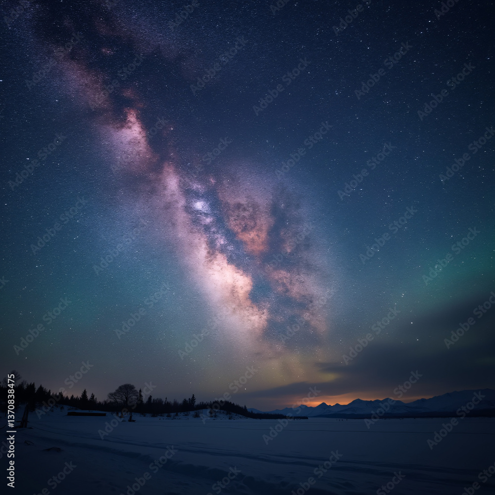 Fototapeta premium Milky Way Sky