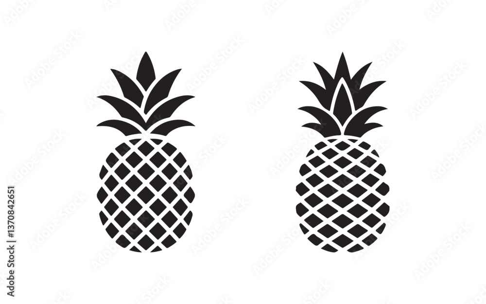 vector illustration of pineapple vector illustration of pineapple
