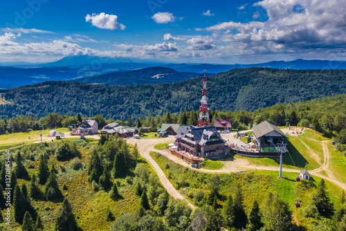Jaworzyna Krynicka i Tatry.