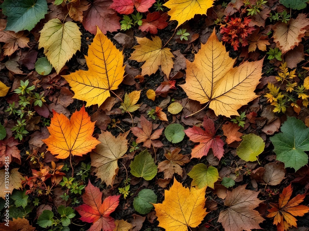 Autumn Leaves On The Ground Generation Ai Autumn Leaves On The Ground Generation Ai