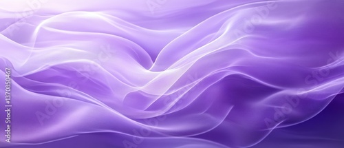 Wallpaper Mural Serene abstract background featuring flowing purple waves with subtle white highlights creating a dreamy and ethereal visual texture for modern design Torontodigital.ca