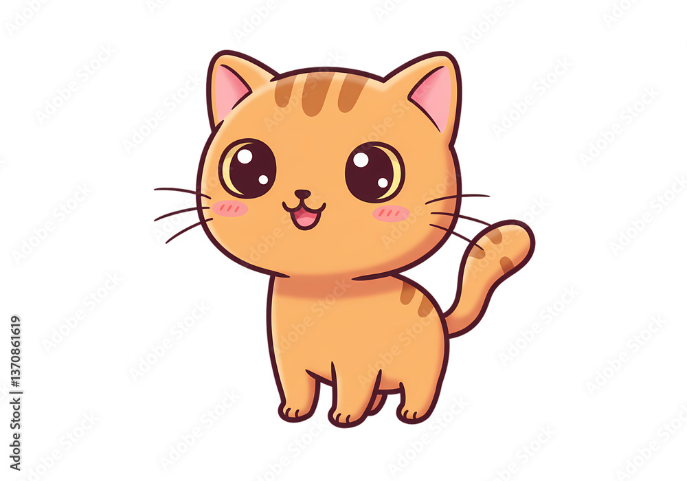 Adorable Pixel Art Kitten Adorable Pixel Art Kitten