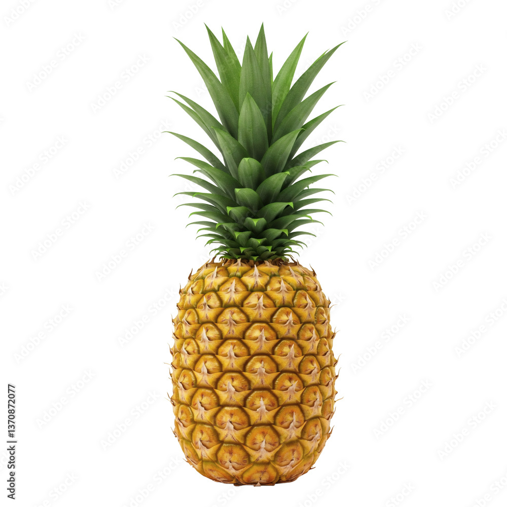 Pineapple isolated on transparent background Pineapple isolated on transparent background