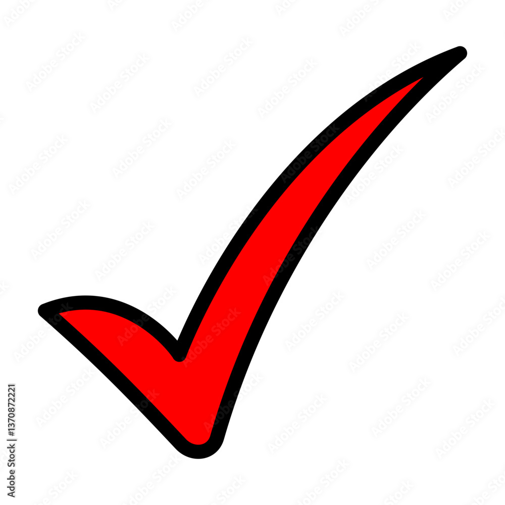 Checkmark Vector Filled Icon Design Checkmark Vector Filled Icon Design