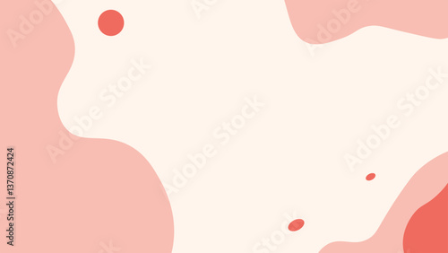 Abstract background with rounded geometric shapes. Cover design template for banner, flyer and poster.
