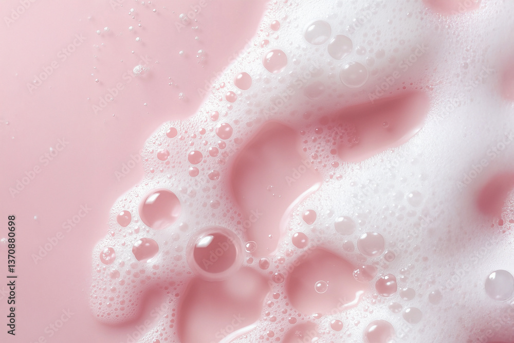 Luminous Foam Texture Close-up: A Soft, Airy, and Glossy Cosmetic Glow in Radiant Colors Luminous Foam Texture Close-up: A Soft, Airy, and Glossy Cosmetic Glow in Radiant Colors