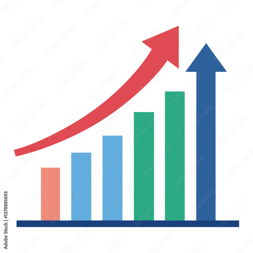 Business Graph Analysis and Performance Chart design icon Business Graph Analysis and Performance Chart design icon