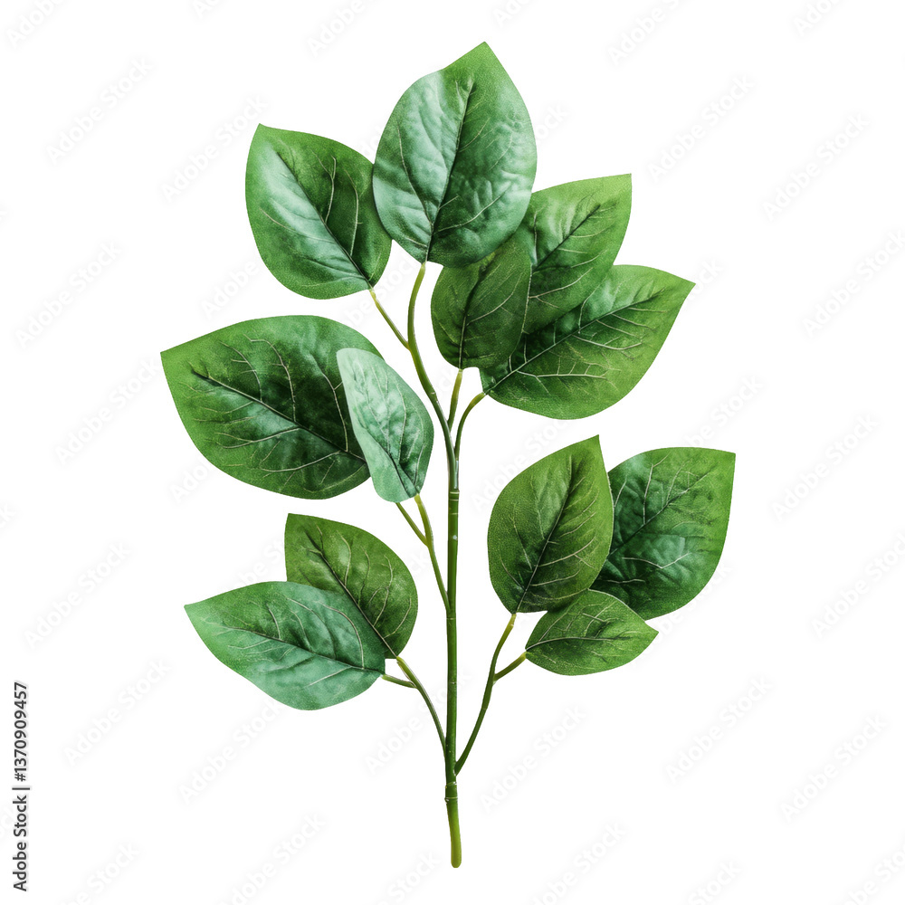 Isolated Green Leaves Arrangement on Transparent Background for Design Isolated Green Leaves Arrangement on Transparent Background for Design