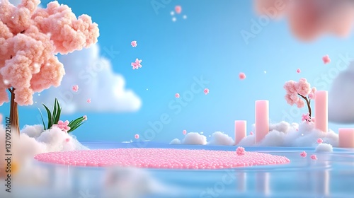 Pink Cherry Blossom Dreamland.